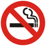 Interdiction de fumer dans le chalet